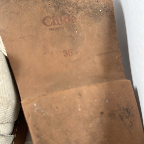 Chloe Woody Logo Slide Sandals - Picture 4 of 5